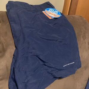Columbia Omni shade 2x blue shorts